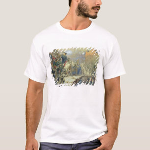 Camiseta Suvorov que cruza a ponte do diabo em 1799, 1880