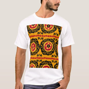 Camiseta Suzanne asiática: Bordados Tradicionais