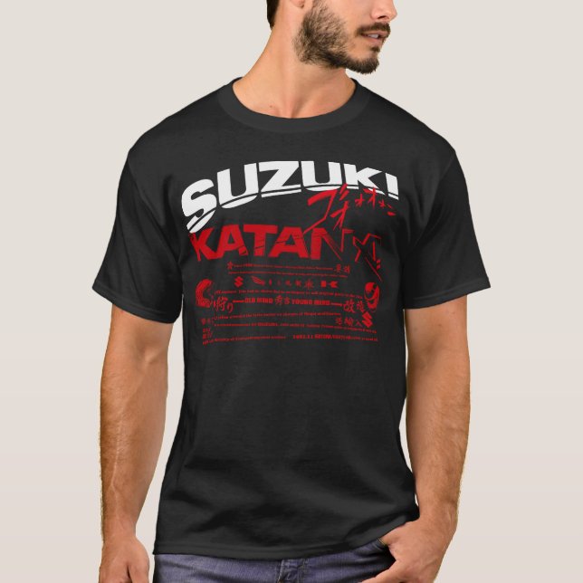 Camiseta Suzuki_Katana_Double-sided Tシャツ (Frente)