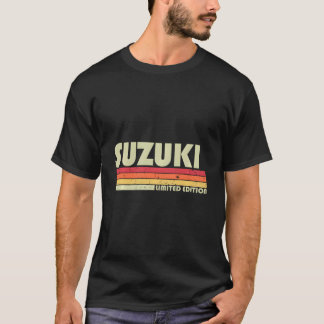 Camiseta Suzuki Retro Vintage Nome Japonês