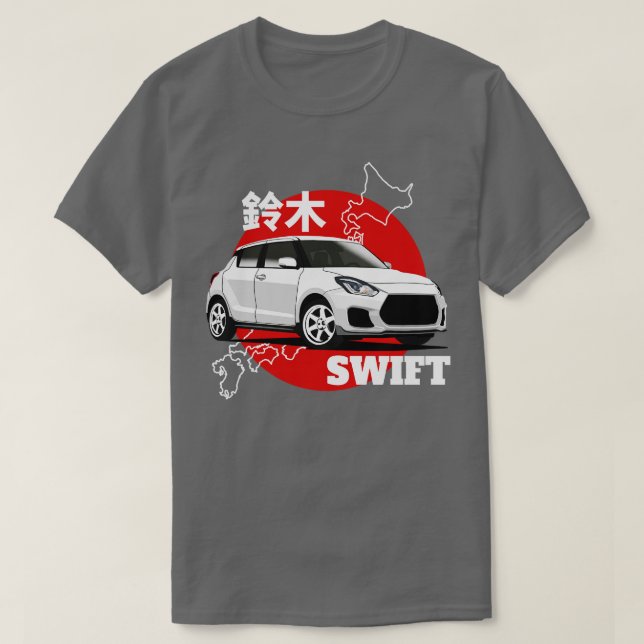 Camiseta Suzuki Swift 6 gen (Frente do Design)