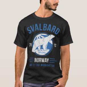 Camiseta Svalbard Norway Polar Bear Ártico