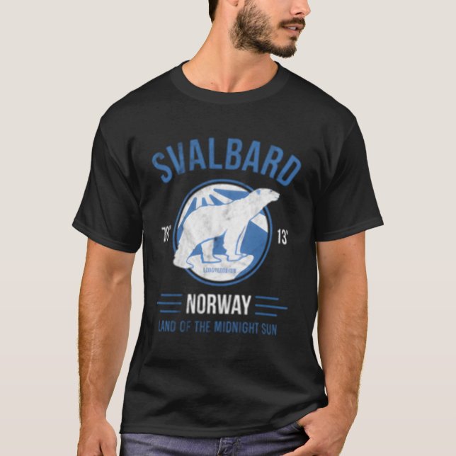 Camiseta Svalbard Norway Polar Bears Longyearbyen Gif (Frente)