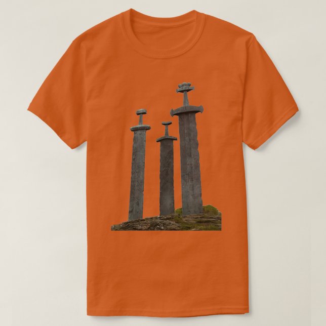 Camiseta Sverd i fjell Stavanger Noruega (Frente do Design)