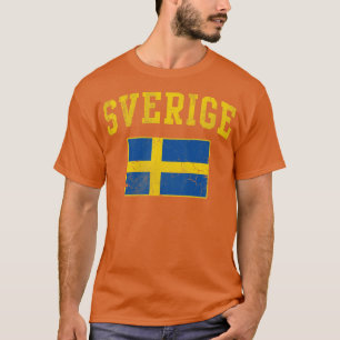 Camiseta Sverige Flag Suecia sueco Vintage Fade