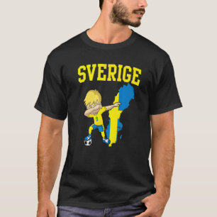 Camiseta Sverige Soccer Suecia Bandeira Dabbing