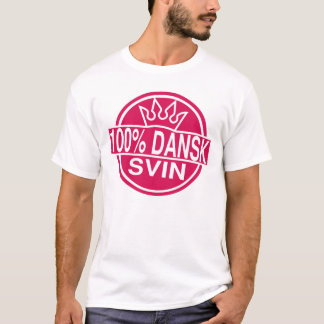 Camiseta svin 100% do dansk