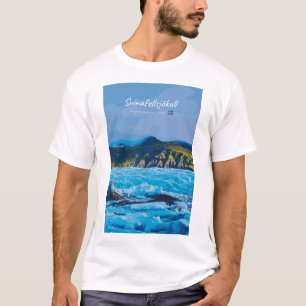 Camiseta Svínafellsjökull, Islândia - Vista da Geleira
