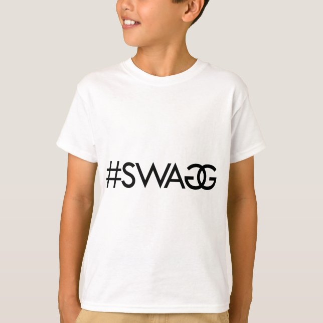 CAMISETA SWAGG, #SWAGG (Frente)