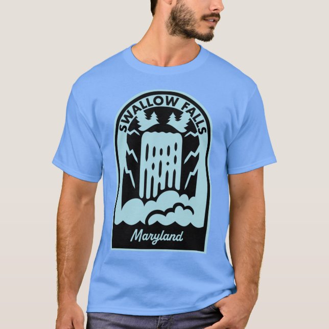 Camiseta Swallow Falls Maryland (Frente)