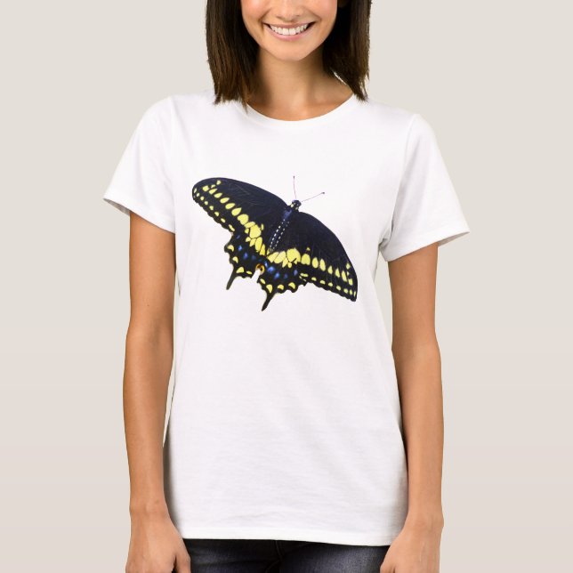 Camiseta Swallowtail preto (Frente)