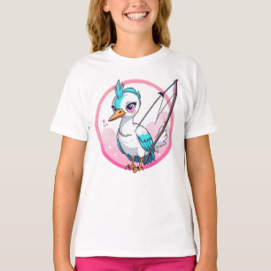 Camiseta Swan branco e cômoda