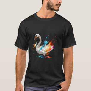 Camiseta Swan Libra Zodiócópio Ouro Horóscopo