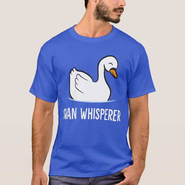 Camiseta Swan Whisperer Love Swan Birds Vintage (Frente)
