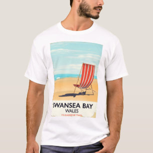 Camiseta Swansea Bay Wales poster