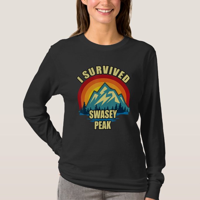 Camiseta Swasey Peak Hiking Mountian Climbing (Frente)