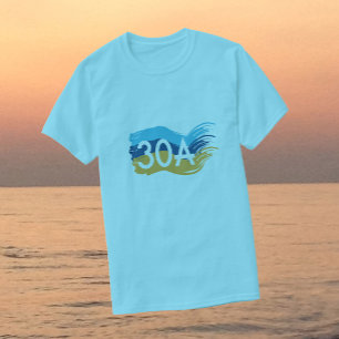 Camiseta Swash da praia da estrada 30A Florida