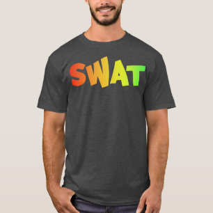Camiseta SWAT de estilo do grafite