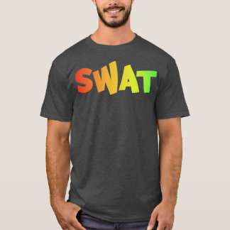 Camiseta SWAT de estilo do grafite