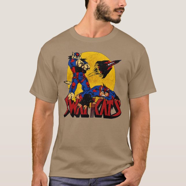Camiseta Swat Kats vintage (Frente)