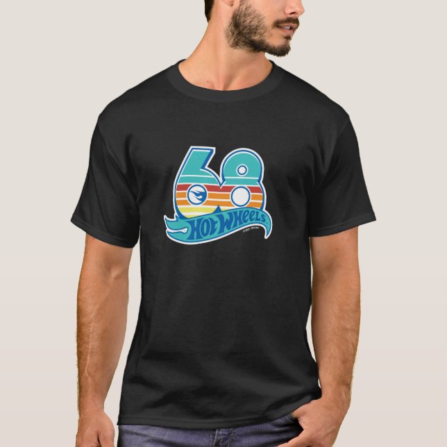 Camiseta Swea do logotipo da Retro 68 Quentes (Frente)