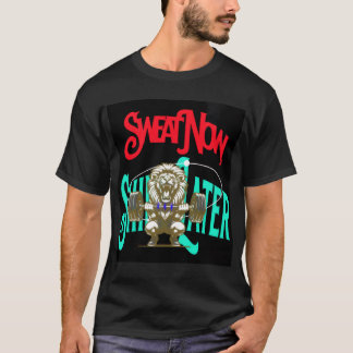 Camiseta Sweat Now, Shine Later | Motivational Gym T-Shirt