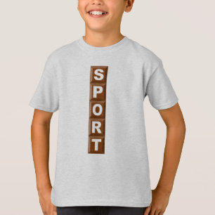 CAMISETA SWEAT-SHIRT HANES CHOCOLATE DESPORTO