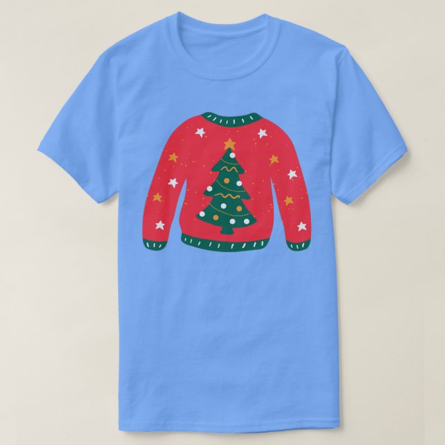 Camiseta Sweater Natal (Frente do Design)