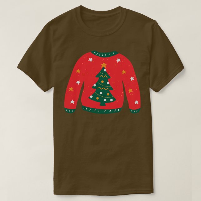 Camiseta Sweater Natal (Frente do Design)