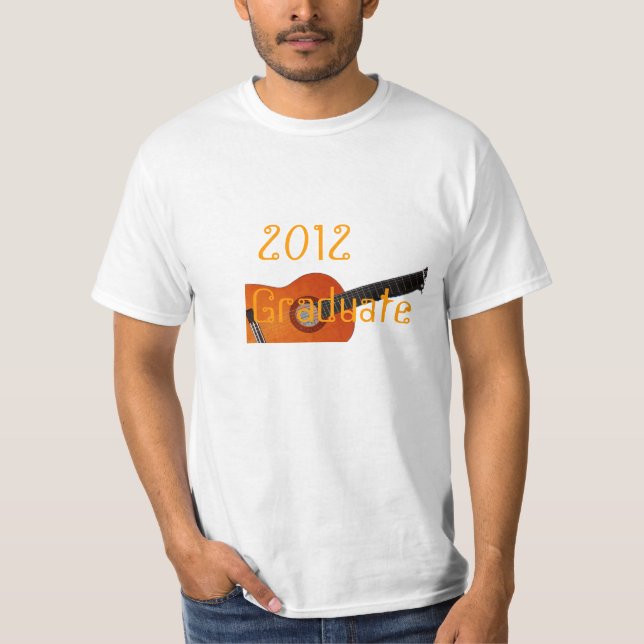 Camiseta Sweatshirt básica de capuz com formando 2012: 5 co (Frente)