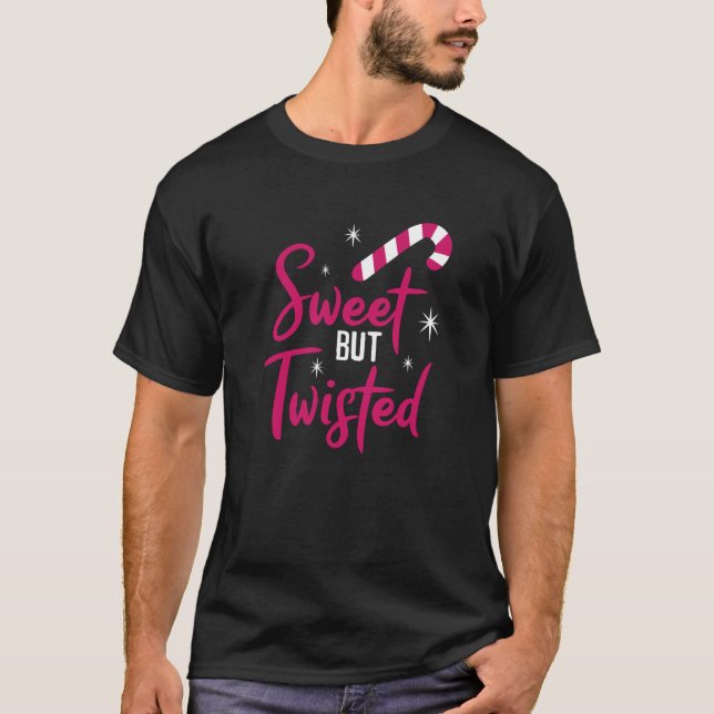 Camiseta Sweatshirt de Natal, mas torcida (Frente)