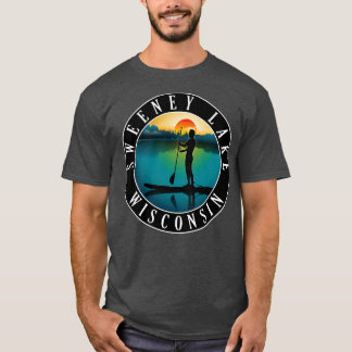 Camiseta Sweeney Lake Wisconsin Paddleboard