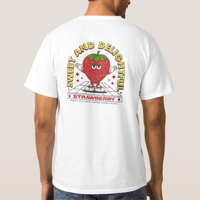 Camiseta Sweet and Delightful Strawberry Tee (Verso)