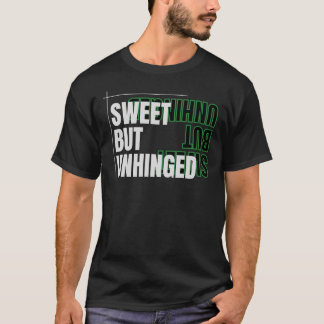Camiseta Sweet but Unhinged – Funny Minimalist Streetwear