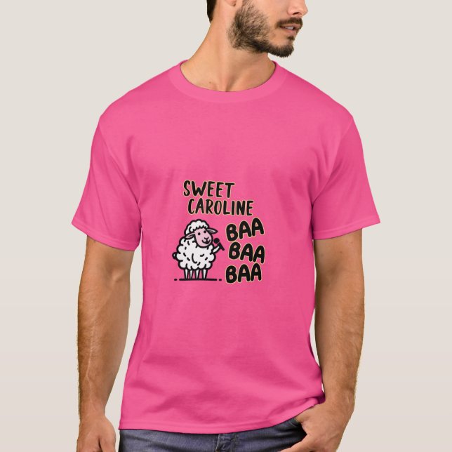 Camiseta Sweet Caroline Baa Baa Baa (Frente)