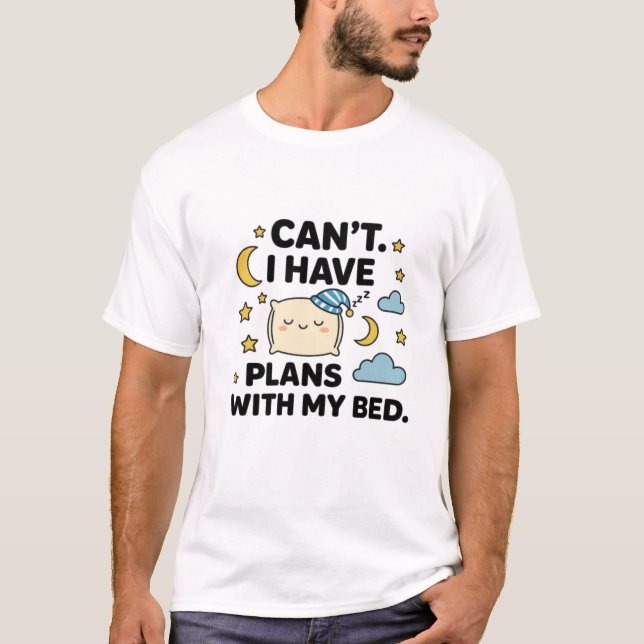 Camiseta Sweet Dreams Pillow – Cozy Sleep Vibes T-Shirt (Frente)