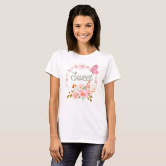 Camiseta sweet flower Ｔシャツ