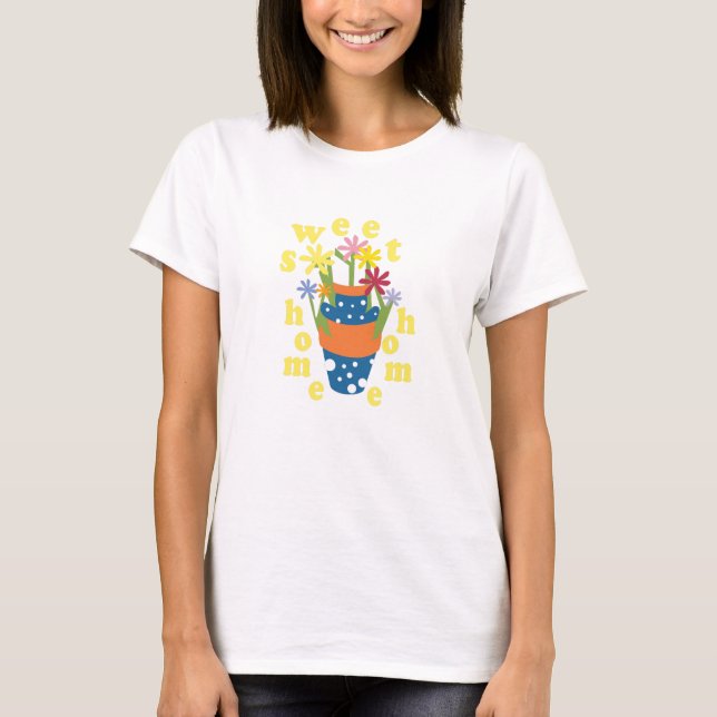 Camiseta Sweet Home Funky Flower (Frente)