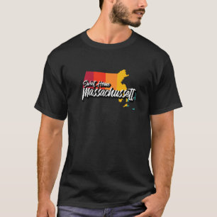 Camiseta Sweet Home Massachusetts Retro 70s Estado American