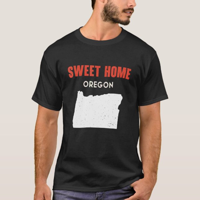 Camiseta Sweet Home Oregon EUA State America Viagem Oroni (Frente)