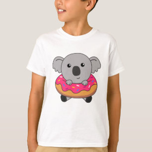 Camiseta Sweet Koala Koalas Loaf Rosquinha Sprinkles Rosa