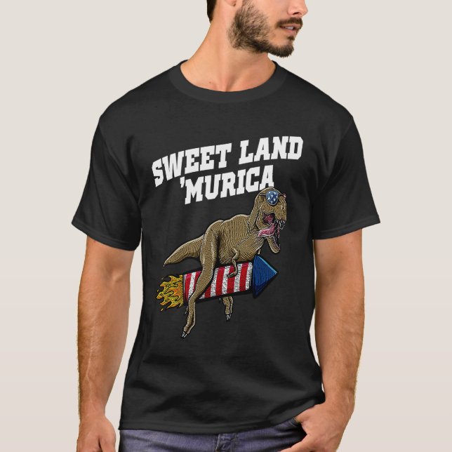 Camiseta Sweet Land Murica Patriotic American Patriotism US (Frente)
