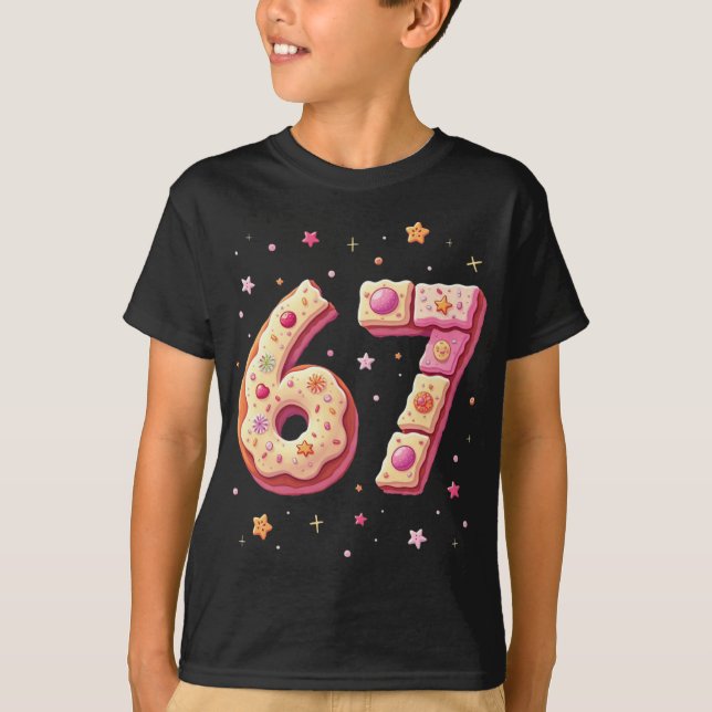 Camiseta Sweet Math Donut Fraction Back to School 67 (Frente)