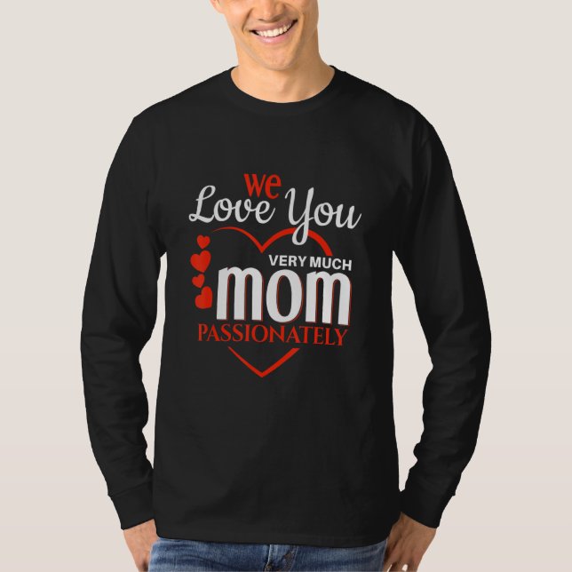 Camiseta Sweet mom mother's day quote (Frente)