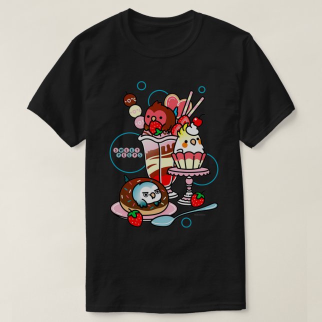 Camiseta Sweet Peeps (Frente do Design)
