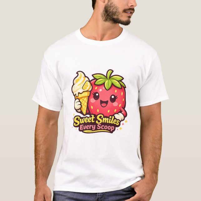 Camiseta Sweet Smiles Every Scoop (Frente)