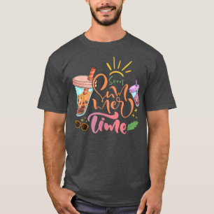 Camiseta Sweet Summer Time Bubble Tea Lovers Summer Vacatio