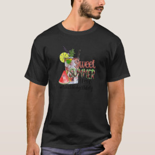 Camiseta Sweet Summer Time Last Day Of School Lunch Lady Of
