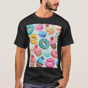 Camiseta Sweet Sweets: Padrão de Delícia.
