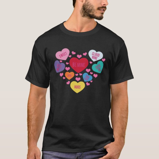 Camiseta Sweet Valentine Hearts (Frente)